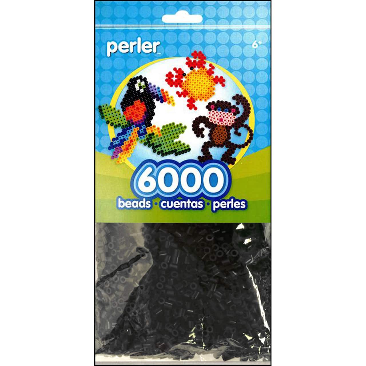 Perler® Black Fused Bead Bag, 6000ct.